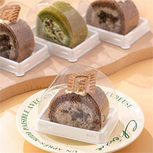 Cake Box with Clear Window for Wedding and Party Desserts, 80pcs Durable Cake Storage Boxes 1
