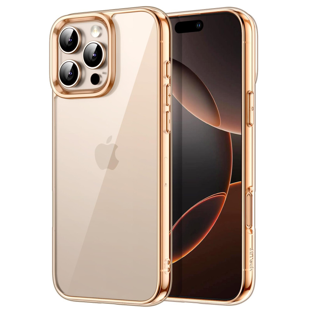Clear Shockproof Case For Iphone 16 Pro, NonâYellowing AntiâScratch Back With Desert Tone Bumper Cover 9073542363859