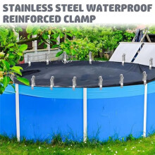 30PCS Pool Cover Clips Wind Guard Clamps Pool Cover Clamps Swimming Pool Windproof Clips for Above Ground Pool Cover