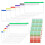 12pcs A5 Binder Pockets 6 Hole A5 Binder Inserts with 42 Adhesive Binder Tabs for 6 Ring Notebook Binders 1