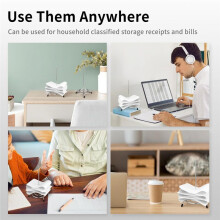 Ticket Stabber for Restaurant, 6PCS Ticket Receipt Holder Check Spindle Orders Spike for Kitchen Office Paper Notes