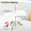 Ticket Stabber for Restaurant, 6PCS Ticket Receipt Holder Check Spindle Orders Spike for Kitchen Office Paper Notes 2