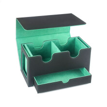 Scatola Porta Carte Magnetiche per Giochi Portatile, Scatola Porta Carte A Cassetto con Finestra di Visualizzazione, Porta Carte per Carte da Gioco