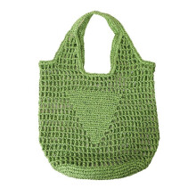 Summer Fashion Beach Bags Women Shoulder Bag Hollow Handwoven Simple Soft Handbag Large Casual Tote Storage Bag C