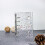 A8 Budget Binder Cover Clear PVC 5 Ring Binder Glitter Star Refillable Notebook Shell Protector with 2 Snaps 2