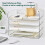 Office Organization and Storage, Letter Tray Desk Organizer, Stackable Document Organizer, Paper Organizer,4Pcs 2