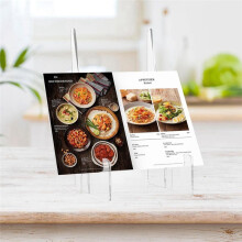 Acrylic Cookbook Holder Recipe Book Holder Recipe Holder Recipe Book Display Rack for Kitchen Counter