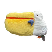 Kawaii Plush Coin Purse Bag Stuffed Animal Pencil Bag Cute Cartoon Makeup Storage Bag for Kid Birthday Gifts A