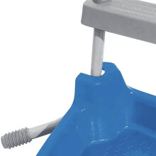 Pool Foot Bath, Non-Slip Footbath Tub, for Above Ground Swimming Pools, Spas to Wash Feet Sand, Mounted Pool Ladder