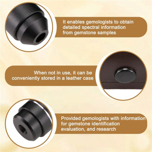 Pocket Gemological Spectroscope Diffraction 18mm in Diameter Medium Size Jeweller Gem Stone Tool