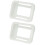 Multicolor Diving Silicone Computer Watch Protective Cover Dust Cover Anti-Scratch & Anti-Fall Shell White 1