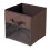 Fabric  Storage Box Transparent Storage Box for Closet Foldable Storage Box Brown 1