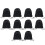 Polyester Drawstring Bag Sports  Drawstring Bag Storage Bag Drawstring Bag Deep Black 1