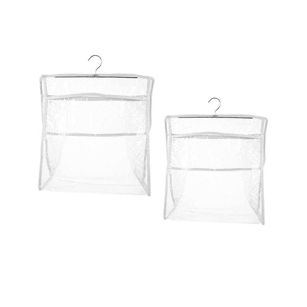 Tlily Waterproof Transparent Washing Bag Foldable Travel Toiletries Cover Travel Toilet Tissue Bag