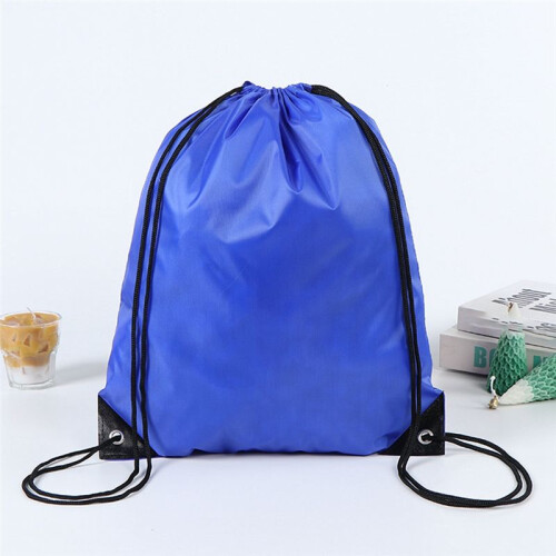 Polyester Drawstring Bag Sports  Drawstring Bag Storage Bag Drawstring Bag Royal 1