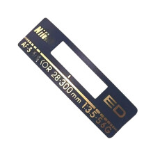 For AF-S 28-300mm F/3.5-5.6G ED Lens Name Nameplate Logo Cover