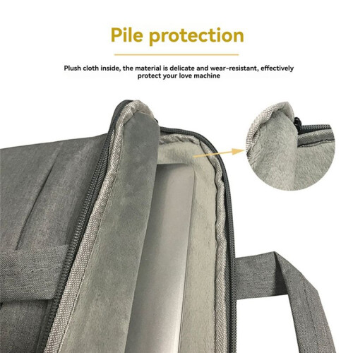 Bolsa para Laptop de 15,6 Polegadas com Armazenamento Multifuncional Bolsa para Notebook Empresarial para  para  Air Bolsa para Laptop 1