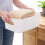 Plastic Storage Box Office, Home, Kitchen, Neat Organizer White Plastic Studio Storage Basket 3