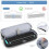 Portable Printer Case for Phomemo M08F, Itari M832, JADENS, Aixiqee, MUNBYN Double-Layers Mobile Printer Storage Bag 6