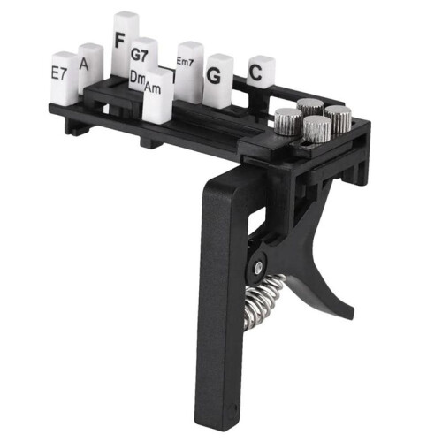 Gittar Learning Aid Tool Guitar Chord Presser Ukulele Chord Trainer Guitar Chords Learning System för Gitarr Nybörjare