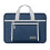 Bolsa Impermeável para Laptop, Bolsa para Tablet, Bolsa Portátil para Notebook, 15 Polegadas, Azul Escuro + Cinza 2