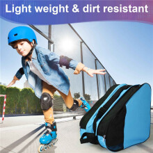 Roller Skate Bag for Ice Skates,Inline Skates&Skate Accessories, Breathable Skate Bag+Adjustable Shoulder Strap