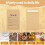 Envelopes de Sementes de 100 Unidades 3,54 X 2,36 Polegadas Pacotes de Sementes de Papel  Marrom Envelopes Pacotes de Sementes Autovedantes 2