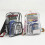 Two-Piece Suit Portable Multifunctional Bag Unisex Waterproof Backpack Transparent Backpack. Rainbow White 5