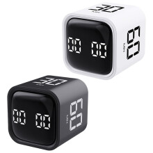 Minuteur Flip Gravity Sensor Minuterie Compte à Rebours et Compte à Rebours 5/10/30/60 Min et Minutage Personnalisé pour le Travail,
