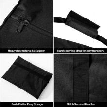 Extra Large Zippered Duffel Bag for Travel Camping Sports Equipment Storage, Waterproof Foldable Luggage Bag