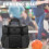 Bolsa de Boliche para 2 Bolas, Bolsa de Boliche com Copos de Boliche e Divisória Acolchoada para Bola Dupla Preta 6