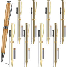 8pcs 7mm Trimline Twist Pen Slimline Twist Pen Kit with Replacement Lathe Turning Supplies for Wood Turning Crafts C