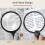 Handheld Magnifying Glass with Eye-Care Anti-Flicker LEDs - 3 Adjustable Light Modes, Rechargeable 9