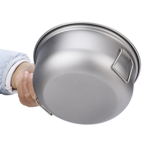 Titanium Camping Soeppanset Buiten Lichte Stoomboot met Stoomcompartiment 1
