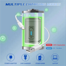 Electric Air Mattress Pump Portable Wireless Air Compressor Inflator/Deflator Cordless Air Pumps for Vacuum Pump Bags