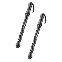 2PC Ropeless Battle Rope, Cordless Training Jump Rope Weighted Workout Ropes for HIIT Home Exercise Fitness Equipment