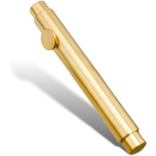 EDC-Brass Pocket Pen, Small Short & Compact Fancy Vintage Ballpoint Pen for Travel, Gift Pen with 4 Refills Set 4