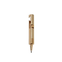 Messing-Kugelschreiber mit Schnellverschluss, Zylindrischer Bolzen, Tragbarer Taschen-Reise-Business-Signaturstift A
