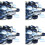 Petali di Rosa in Seta da 2000 Pezzi Dusty Blu Navy Flower Petals 2