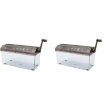 2X Hand Shredder, Manual Paper Cutting Machine A4 for Home, Portable Manual Shredder for Home, School and Office