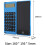 Calculator Notepad 6 Inch LCD Writing Tablet Digital Drawing Pad with Stylus Pen Erase Button Lock Function Black 2