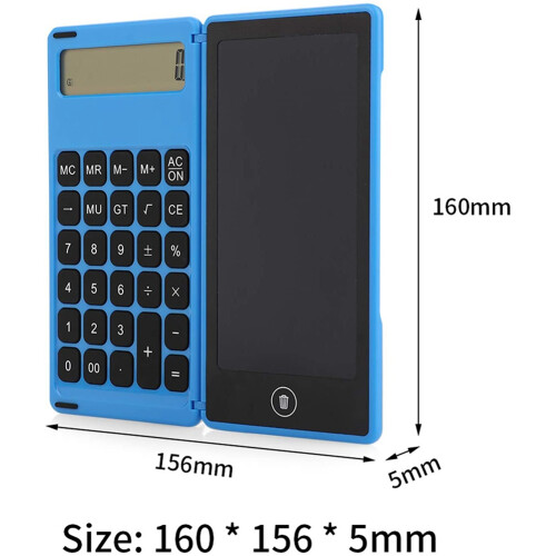 Calculadora Bloco de Notas 6 Polegadas LCD Tablet de Escrita Digital Bloco de Desenho com Caneta Stylus BotãO Apagar FunçãO de Bloqueio Preto 1