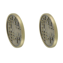 2X Moedas Comemorativas de Código Morse CW Moeda de Treinamento CW Moeda de Treinamento de Código Morse para Iniciantes em RáDio