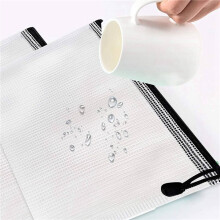 24 Pcs Rits Bestand Zak A4 Rits Mesh Tas Bordspel Opbergtas PVC Bestand Zak Kantoorbenodigdheden Opbergtas (34 cm x 24 CM)