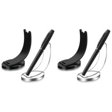 4Pc Acrylic Electronic Pen Holder Pencil Display Stand Fountain Pen Ballpoint Pen Clear Stand Display Rack Pen Organizer