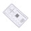2X Microscope Correction Ruler Optical Correction Sheet Precision Instrument Detection Film Calibration Plate,B 7