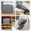 5X Important File Pocket Holder,Document Organizer Box,Oxford Waterproof Document Storage Bag with Safe Code Lock(Black) 4