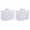 2X Arts, Crafts and Jewelry Organizer, Stackable 3-Tier Clear Plastic Organizer with 30 Adjustable Compartments 1