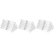 30 Pcs Acrylic Pen Boxes Clear Ballpoint Pen Case Pencil Gift Box Pen Storage Container Hexagon Single for School Office