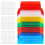 180 Pcs 2 Inch Hanging Folder Tabs and 360 Grids Inserts for Quick Identification of Hanging Files Hanging File Inserts 2